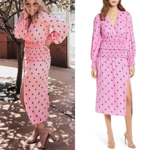 Afrm pink dress Clearance